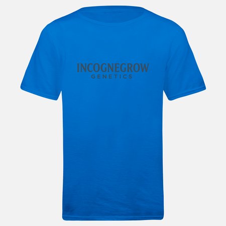 🔷 Incognegrow Genetics Signature Tee (Blue Edition)