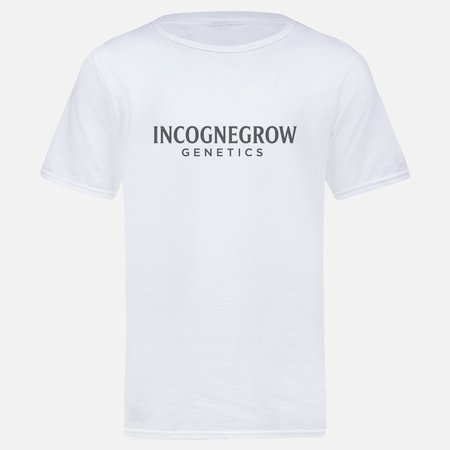 🧬 INCOGNEGROW GENETICS — WHITE CORE TEE